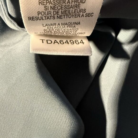 BCBG MaxAzria Runway Embroidered Lined Adjustable Dress 4 Boho Hippie Peasant - Picture 12 of 16